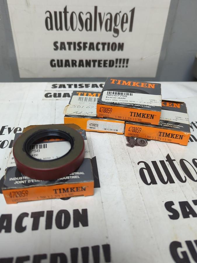 TIMKEN,470059,OIL SEALS 1.5 INCH X 2.378 INCH LOT OF 4 NOS