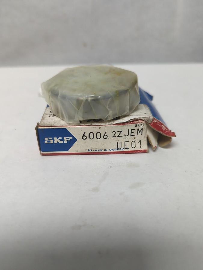 SKF,6006 2Z JEM,DOUBLE METAL SHIELDED DEEP GROOVE BALL BEARING NOS
