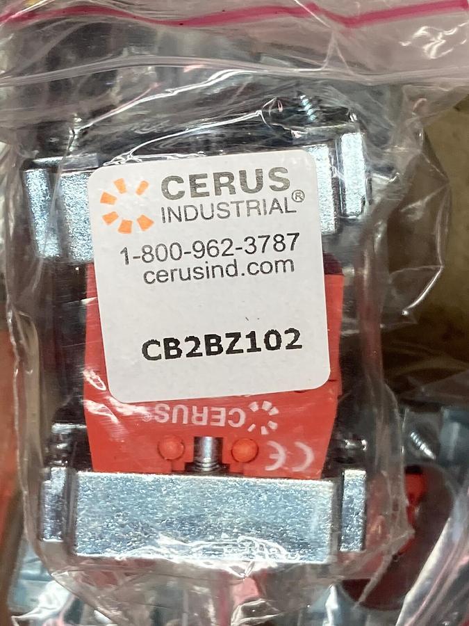 Cerus Industrial,CB2BZ102,Auxiliary Contact Block LOT OF 7