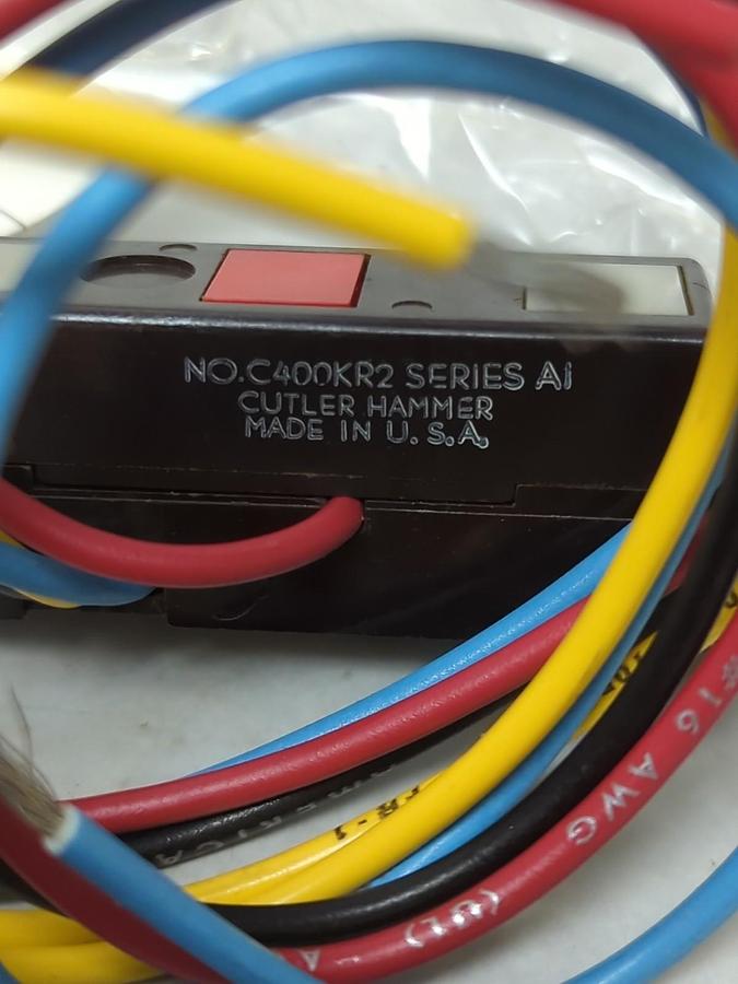 CUTLER HAMMER,C400KR2,RESET-UP-STOP-DOWN PUSH BUTTON NOS