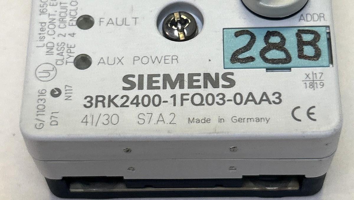 Used SIEMENS,3RK2400-1FQ03-0AA3,AS-I COMPACT MODULE