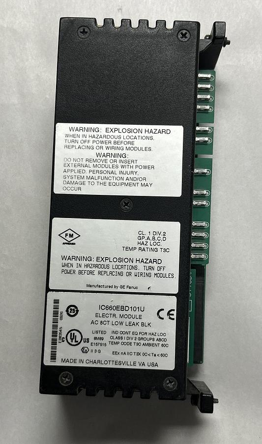 Used GE FANUC,IC660BBD101,GENIUS BLOCK I/O MODULE