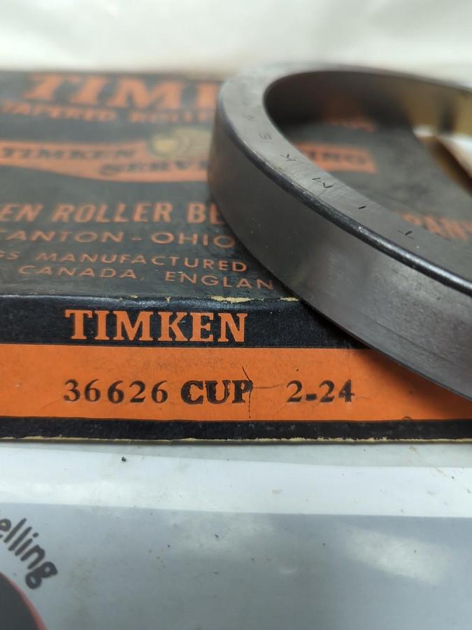 Used TIMKEN,36626,ROLLER BEARING CUP PRE-OWNED
