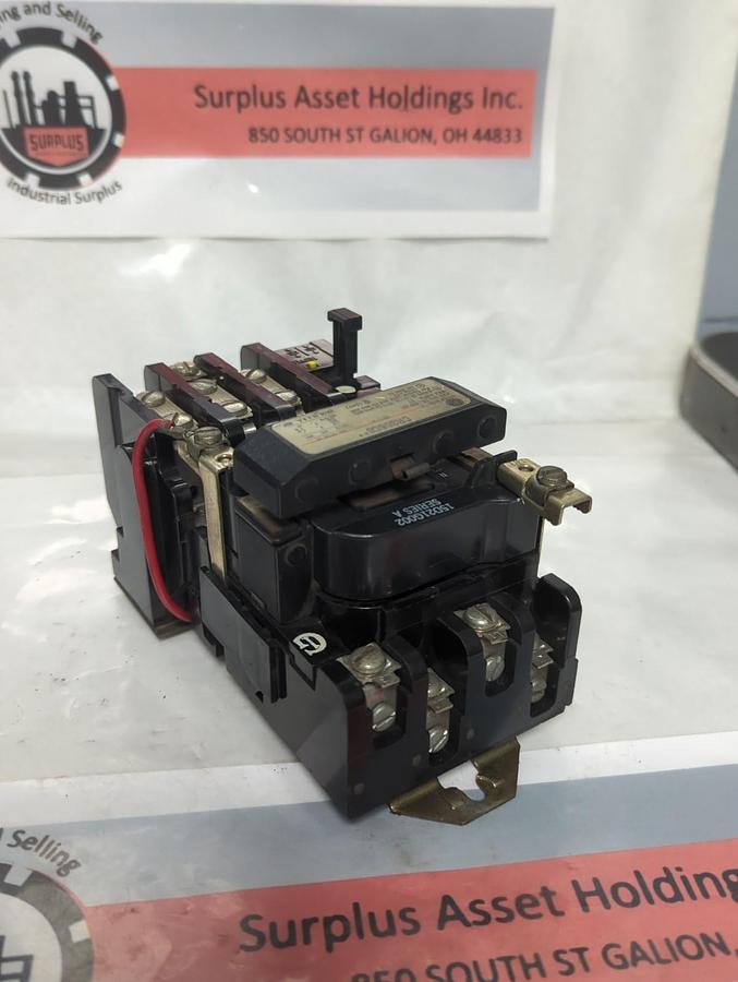 Used GENERAL ELECTRIC,CR306C0,SIZE 1 MOTOR STARTER 27 AMP 600VAC PRE-OWNED
