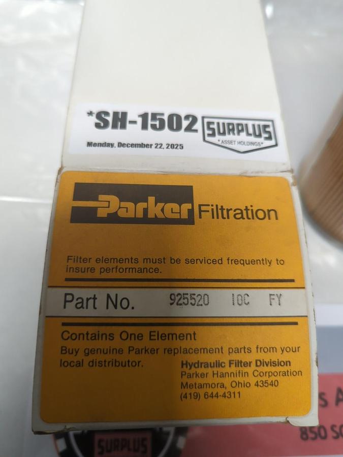 PARKER,925520 10C FY,HYDRAULIC FILTER ELEMENT NOS