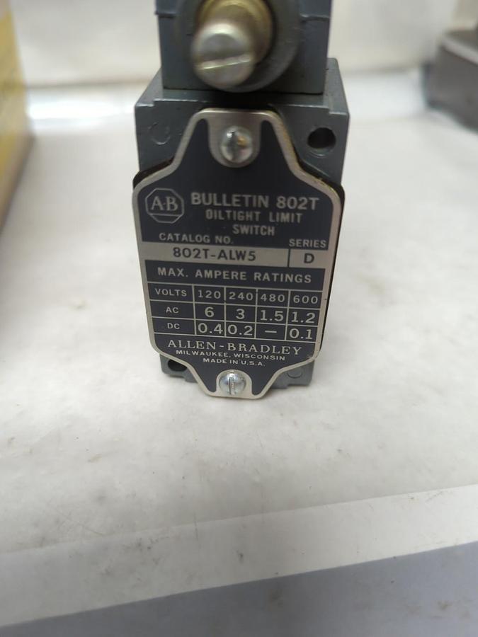 ALLEN-BRADLEY,802T-ALW5,SERIES D LIMIT SWITCH NOS