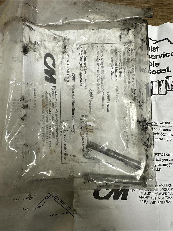 Used CM,632,Plain Manual Trolley 1/2 Ton