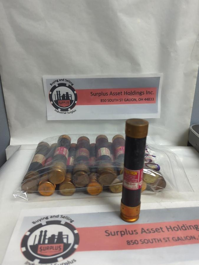 Used COOPER BUSSMANN,FRS-R-60,FUSETRON FUSE 60 AMP LOT OF 13 PRE-OWNED