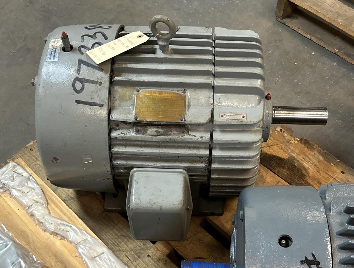 Used GE,5K4284B2,MOTOR 15HP 1760RPM 460V 3PH 284U FRAME