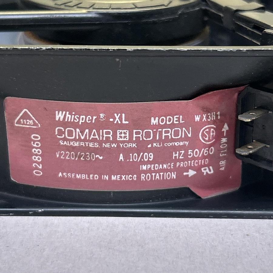 Used COMAIR ROTRON,WX3H1,COOLING FAN 220/230V