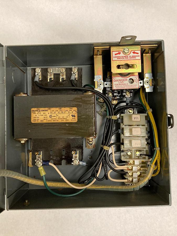 Used Square D,SK5271S,Ser A Transformer Disconnect Switch 230/460/115 VAC