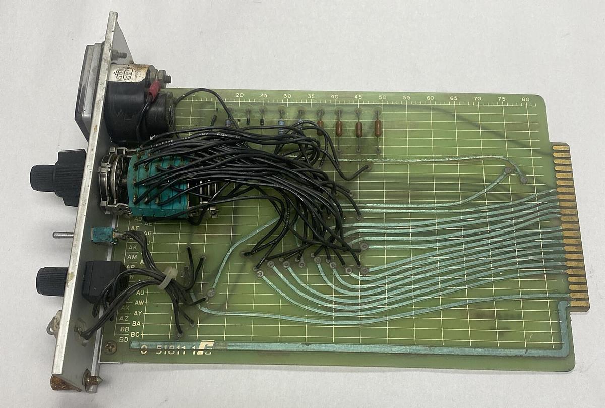 Used RELIANCE,0-51811-1,ANALOG VOLTMETER TESTER CARD