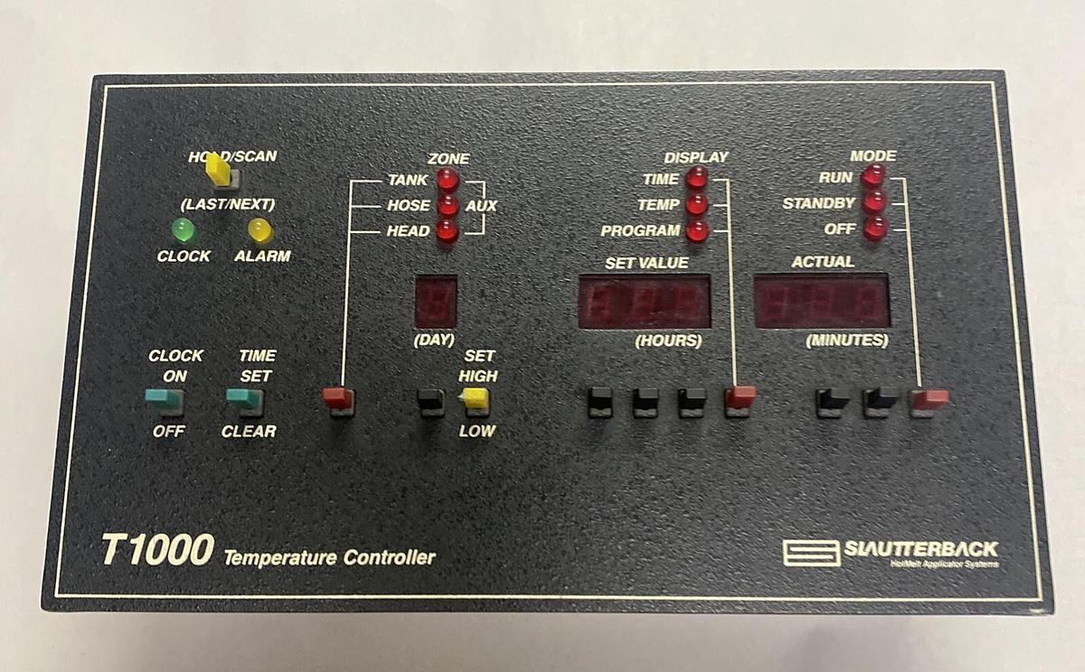 Used SLAUTTERBACK,T1000,TEMPERATURE CONTROLLER
