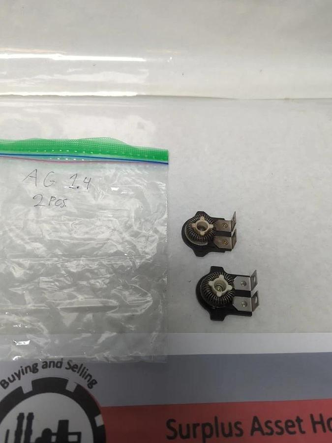 Used WESTINGHOUSE,AG-1.4,OVERLOAD THERMAL HEATER RELAY LOT OF 2 MISSING SCREWS USED