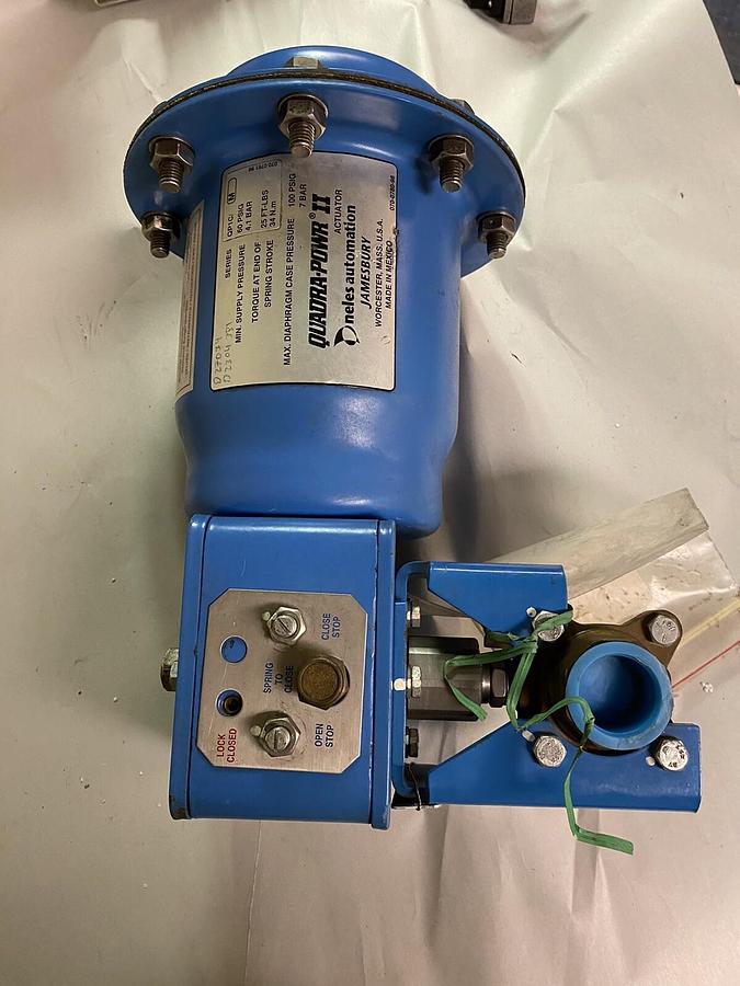 QUADRA POWER II JAMESBURY,QP1C,ACTUATOR 1 INCH BALL VALVE 600 WOG
