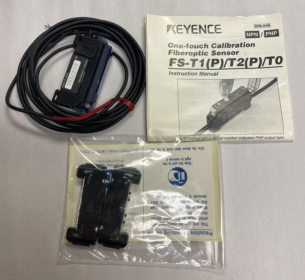 Keyence,FS-T2,Fiber Optic Sensor Amplifier New