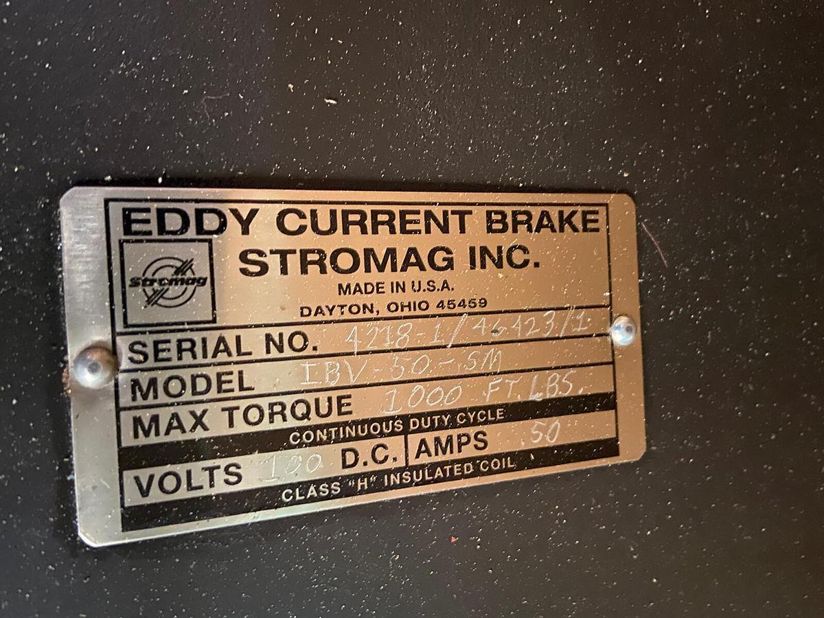 Used Stromag,IBV-50-SM,Eddy Current Brake 100VDC 50Amps