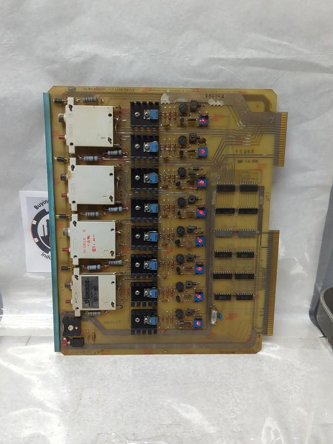 Used BENDIX,3726716F,S5 AC OUTPUT VOLTAGE 115 I/F CIRCUIT BOARD PRE-OWNED