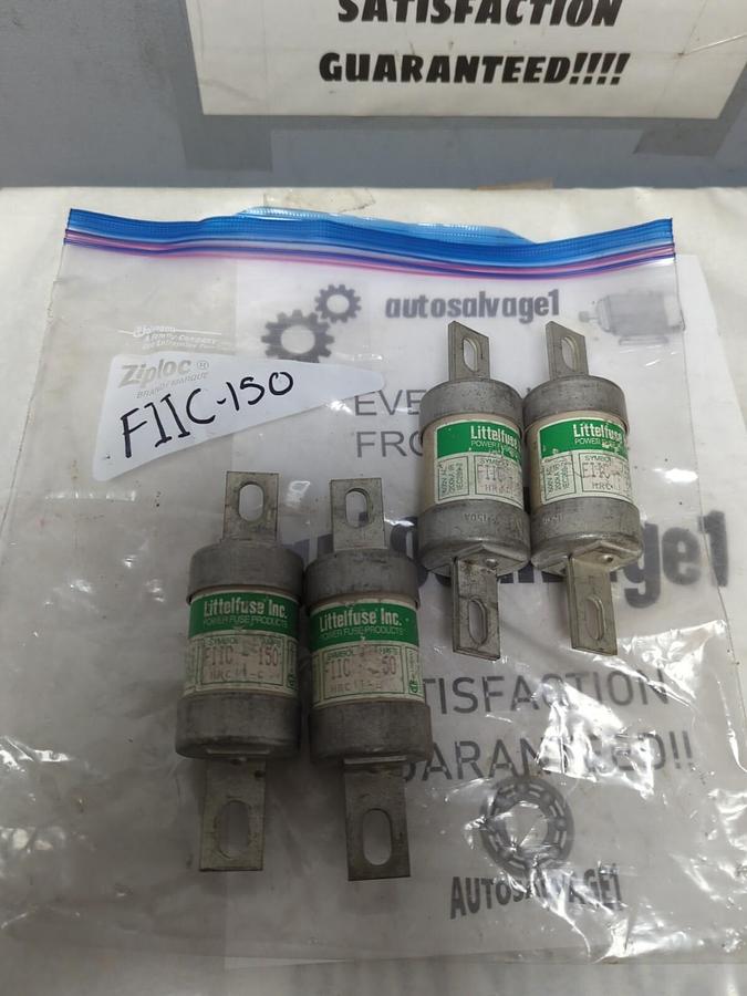 LITTELFUSE,FIIC-150,FUSE 150 AMP 600V LOT OF 4 NOS