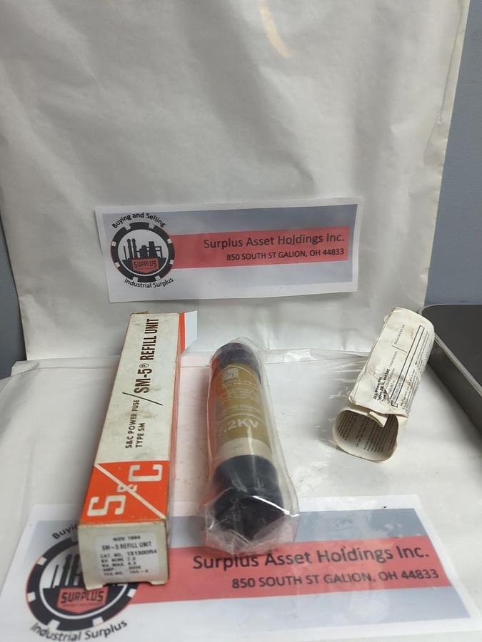 S&C,131300R4,SM-5 REFILL UNIT 200E AMP KV NOM 7.2 KV MAX 8.3 NOS