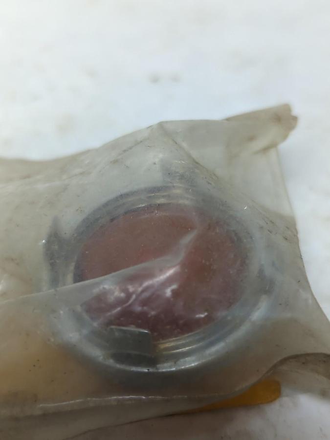 SIERRA ELECTRIC,A01A,AMBER LENS COVER WITH CHROME RING NOS