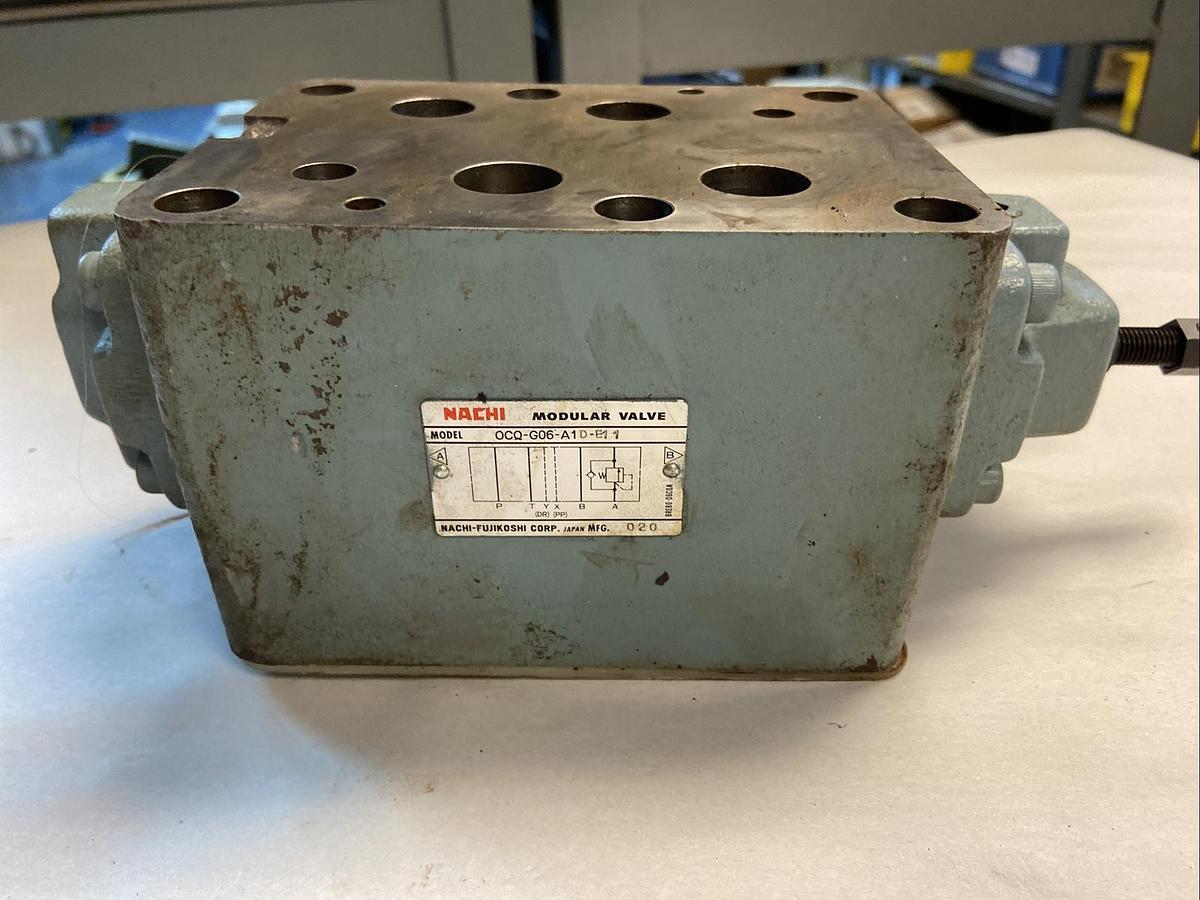 Used Nachi,OCQ-G06-A1D-E11,Hydraulic Modular Valve
