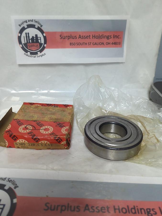 FAG,6309 2ZR C3,SHIELDED BALL BEARING NOS