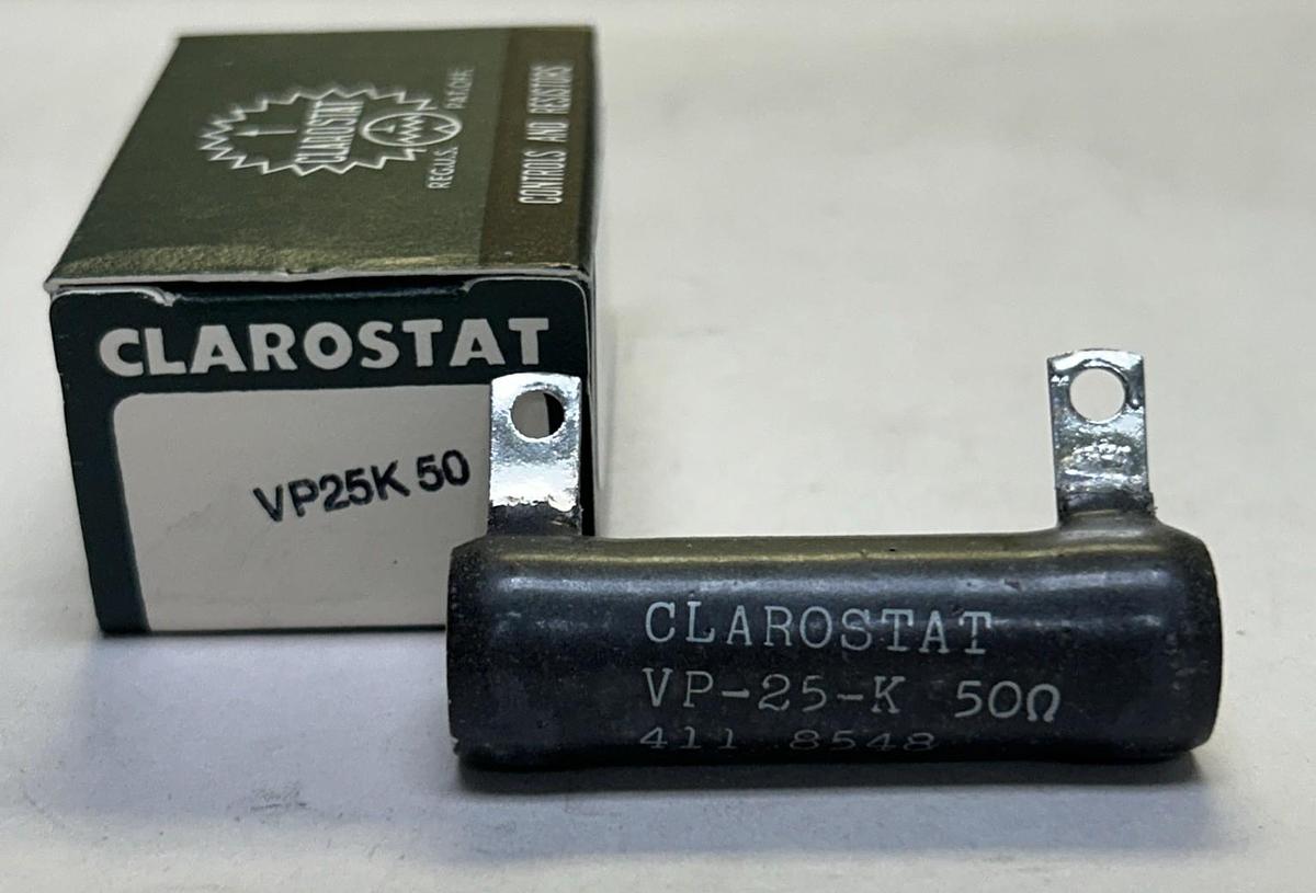 CLAROSTAT,VP25K50,RESISTOR NOS