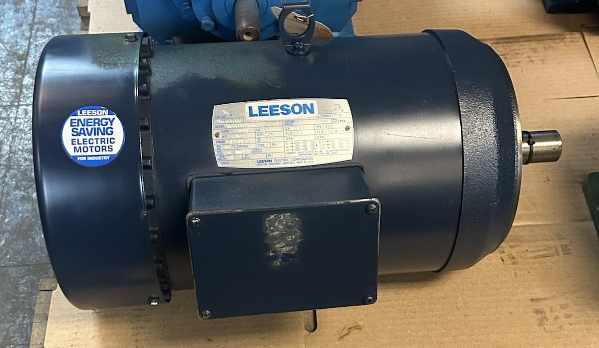 Used LEESON,140109.00,MOTOR 10HP 208-230/460V 1740RPM 3PH L215TC FRAME
