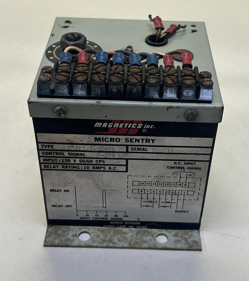 Used MAGNETICS INC,HD2E1-1-50051,VOLTAGE TRANSDUCER 120V