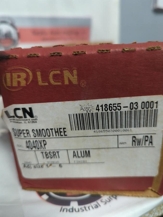 INGERSOLL-RAND,4040XP,SUPER SMOTHEE DOOR CLOSER RW/PA ARM NOS