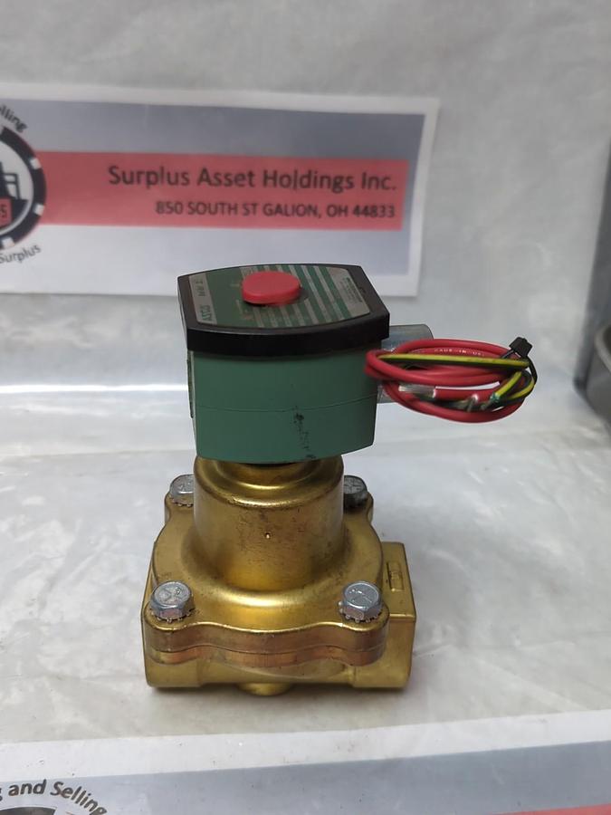 ASCO,8210G027,SOLENOID VALVE 1 INCH PIPE 20.1 WATTS NOS