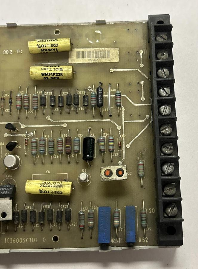 Used GENERAL ELECTRIC,IC3600SCTD1,COUNTER TORQ BOARD