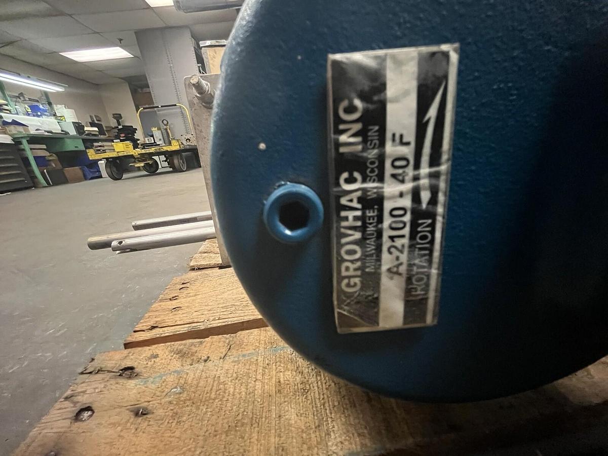 Used GROVHAC,A-2100-40F,Mixer .5HP 1PH 115/230V WITH 36" DUEL BLADE PADDLE