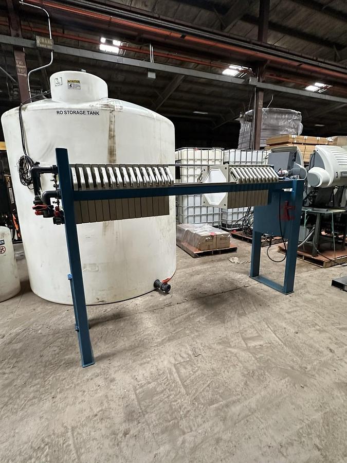 Used Therma-Tron-X Environmental 26 Plates 6800PSI 96" Filter Press
