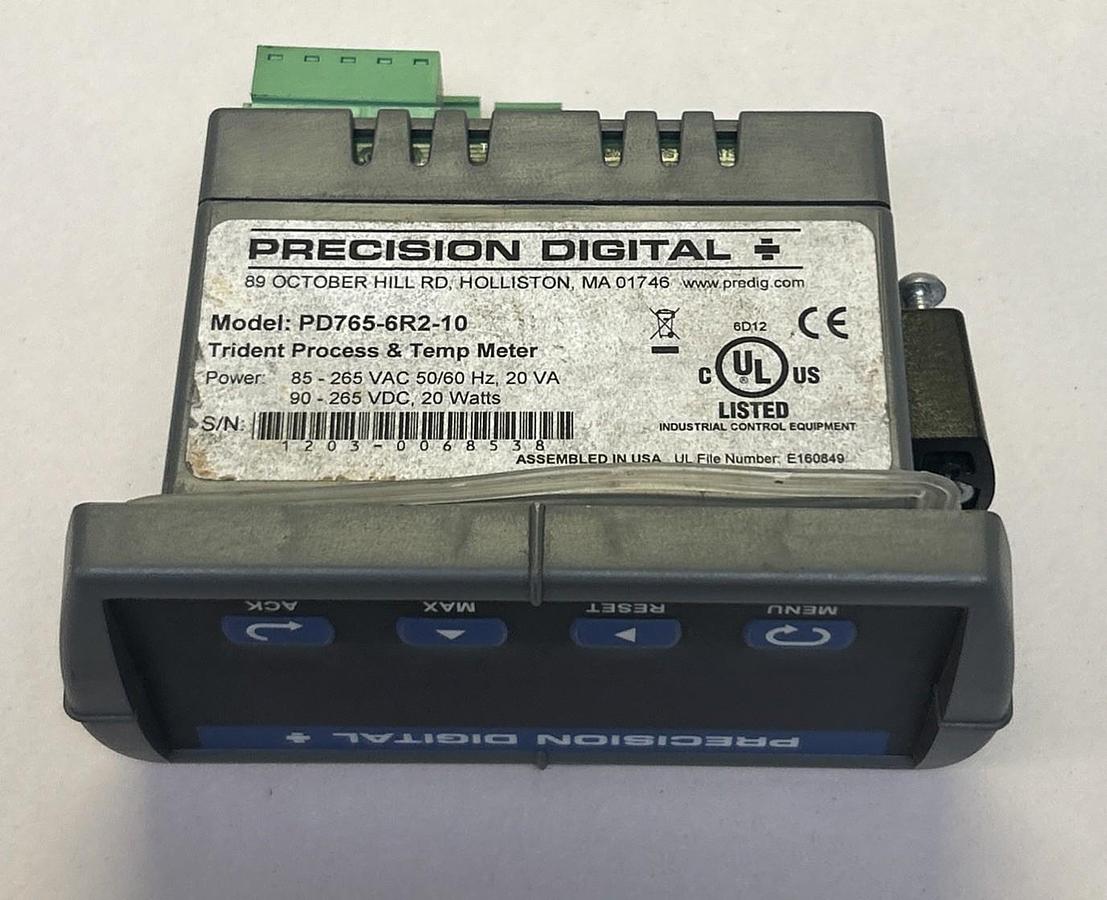 Used PRECISION DIGITAL,PD765-6R2-10,TRIDENT PROCESS TEMPERATURE METER