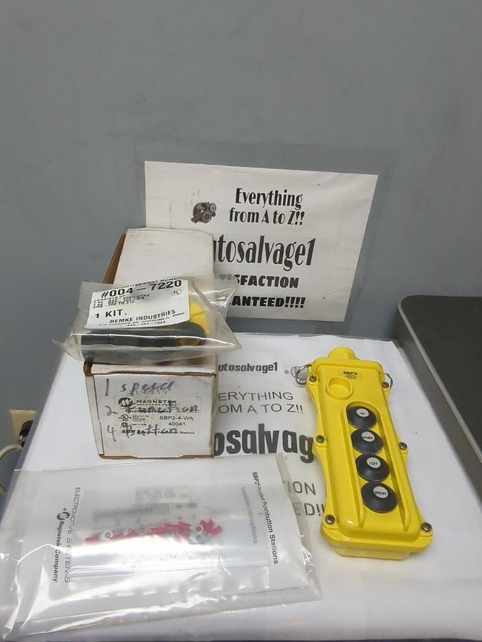 MAGNETEC,SBP2-4-WA,PENDANT PUSHBUTTON STATION