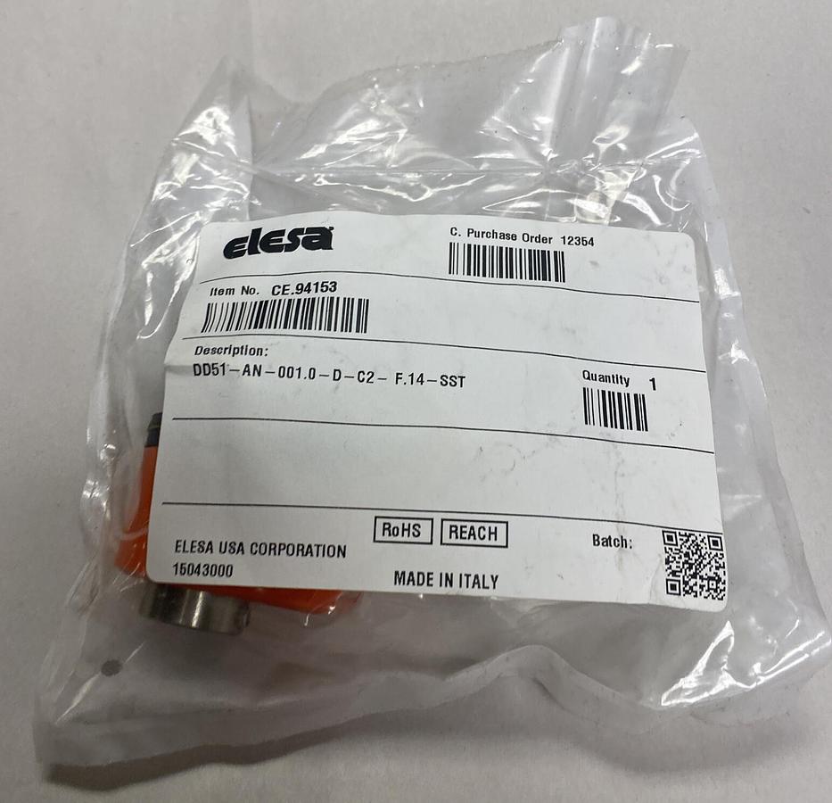 Used ELESA,DD51-AN-001.0-D-C2 F.14-SST, MECHANICAL POSITION INDICATOR NEW