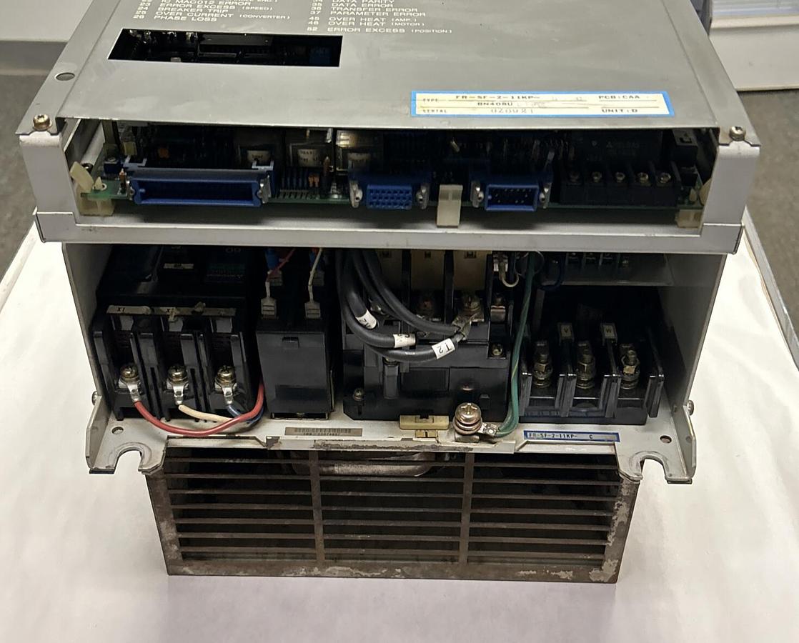Used MITSUBISHI,FR-SF-2-11KP-HTC,SPINDLE DRIVE CONTROLLER