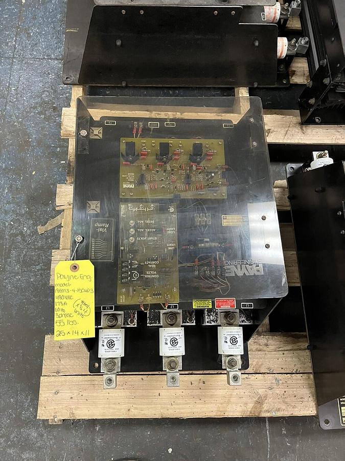 Used PAYNE,18EM3-4-150HP3,SOLID STATE POWER CONTROLLER 480VAC 178A 3PH
