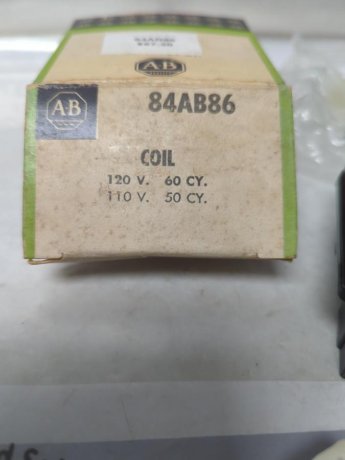 ALLEN-BRADLEY,84AB86,COIL 120/110V 60/50CY NOS