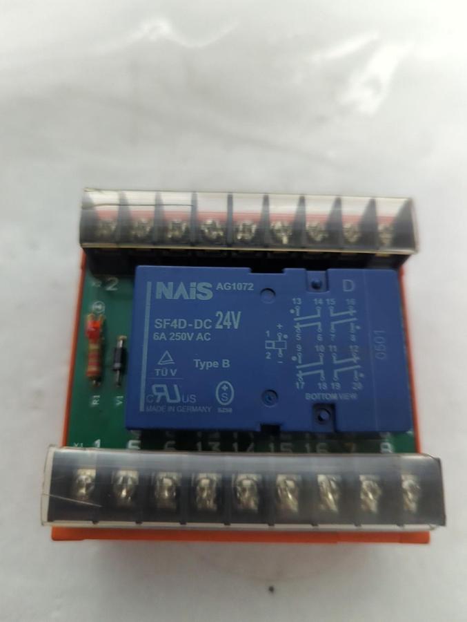 Used NAIS,SF4D-DC,ELECTROMECHANICAL RELAY WITH RF-YM74-SF-A PRE-OWNED