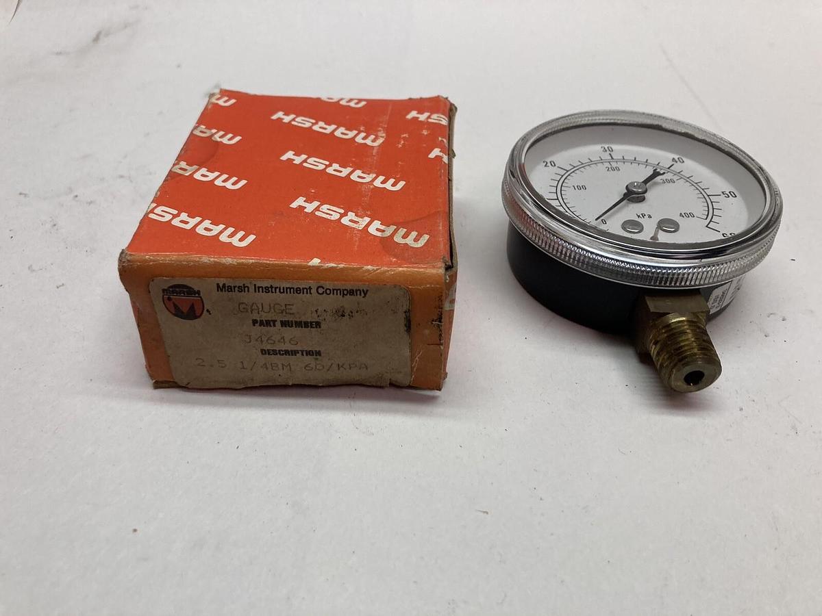 Marsh,J4646,Air Pressure Gauge