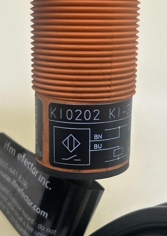 Used IFM EFECTOR,KI0202,PROXIMITY SENSOR