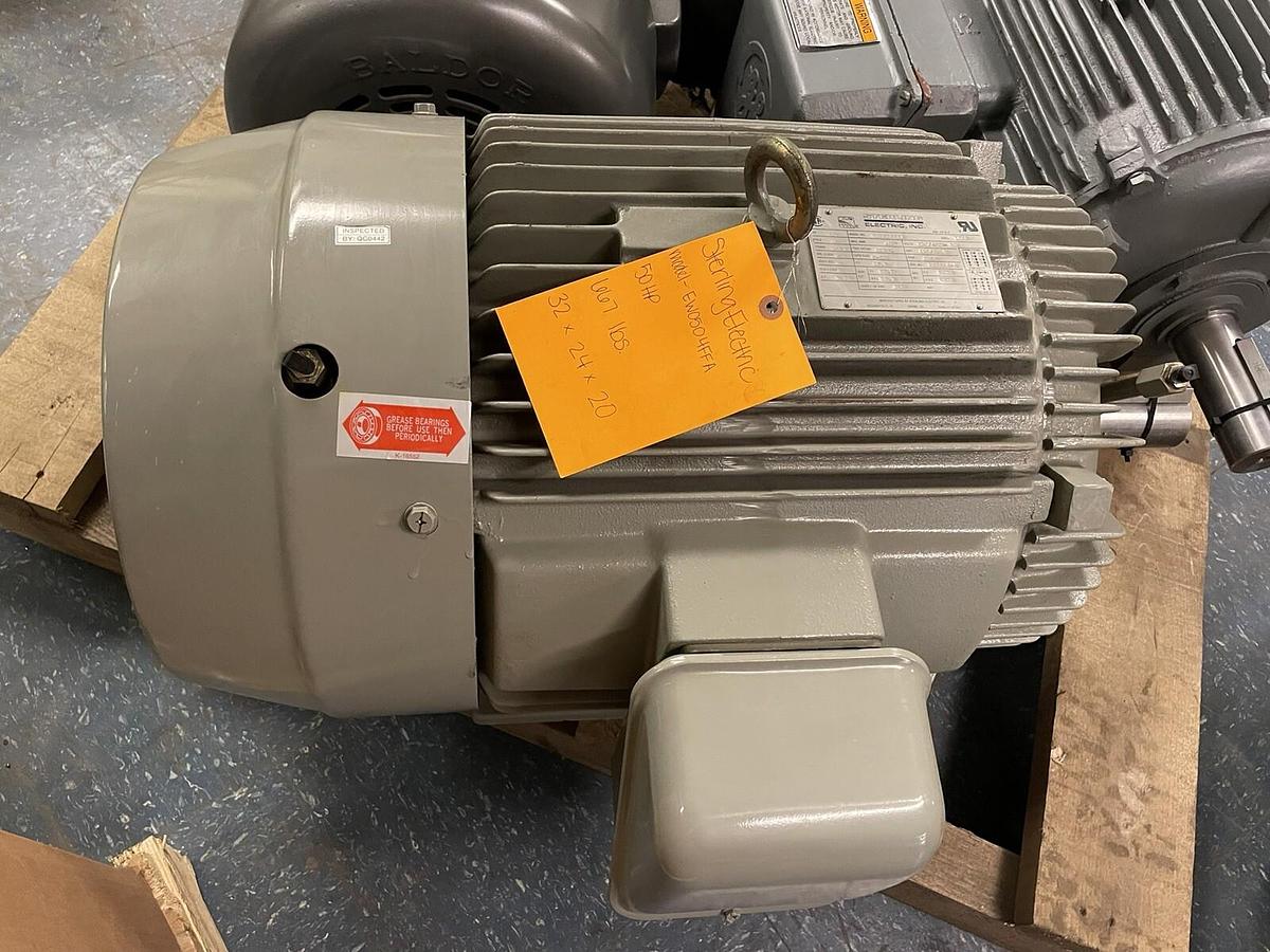 STERLING,EW0504FFA,50HP MOTOR 1765 RPM 230/460V 326T EW0504FFA
