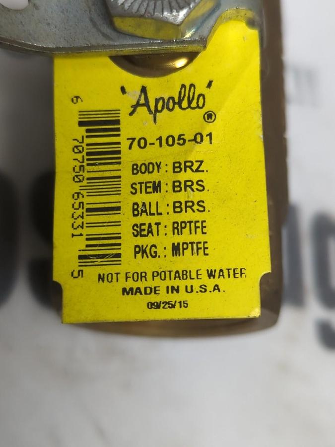 APOLLO,70-105-01,BRONZE BALL VALVE 1 INCH NPT FEMALE NOS