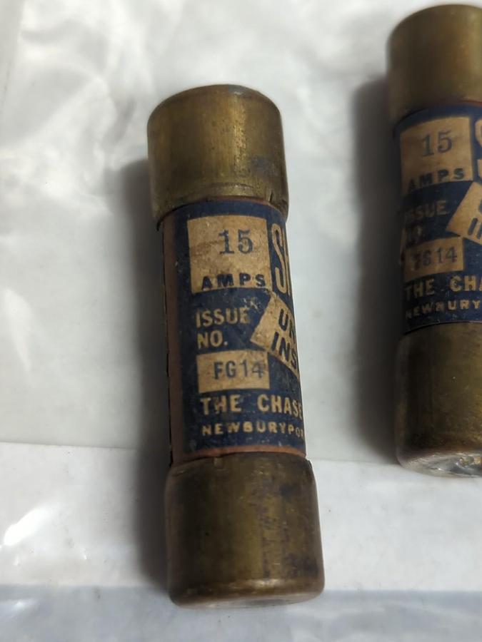 Used SHAWMUT,2007,FUSE 15 AMP LOT OF 3 PRE-OWNED