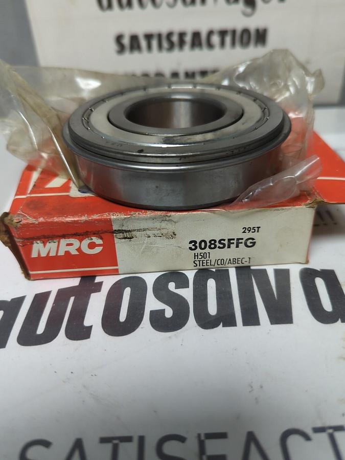 MRC,308SFFG,SINGLE ROW BALL BEARING WITH SNAP RING NOS