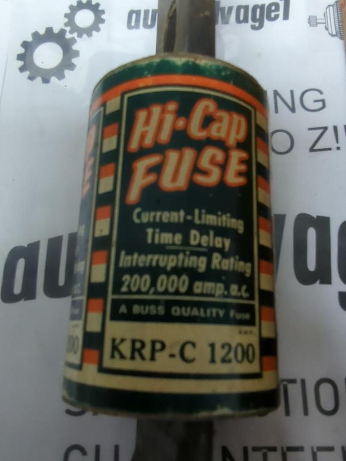 BUSSMANN,KRP-C 1200,HI-CAP FUSE 1200 AMP NOS