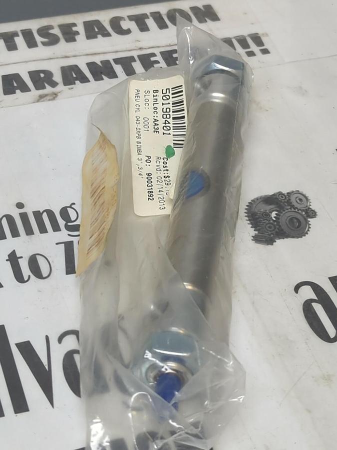 BIMBA,043-DXPB,PNEUMATIC CYLINDER 3/4 INCH BORE 3 INCH STROKE NOS